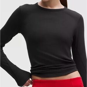 Lululemon Hold Tight Black Long-Sleeve Top (10)